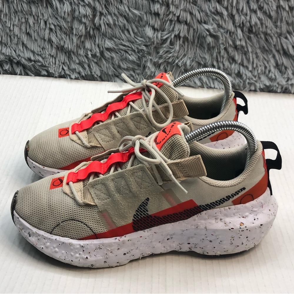 Nike Sneakers Womens Size 8 Crater Impact CW2386-003 Light Bone/Black Shoes